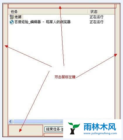 雨林木风XP不能正常显示任务管理器如何解决